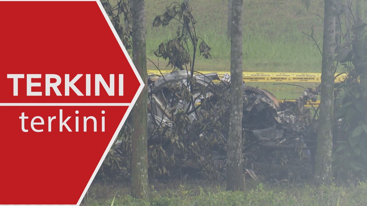 [TERKINI] Nahas Elmina: CVR Pesawat terhempas akan dihantar ke Florida untuk analisa