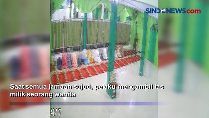 Nekat! Pencuri Gondol Tas Berisi Ponsel dan Perhiasan Emas saat Jamaah Sujud di Masjid Maros
