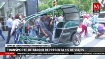 Autoridades de la Ciudad de México buscan regular los bicitaxis