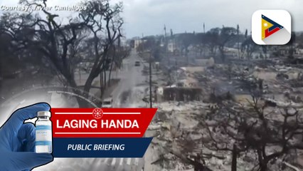 Panayam kay DFA, Asec. Paul Cortes kaugnay sa update sa lagay ng mga kababayan sa Hawaii matapos ang nangyaring wildfire