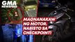 Magnanakaw ng motor, nabisto sa checkpoint! | GMA News Feed