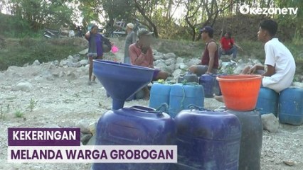 Kekeringan Melanda, Puluhan Warga Antre Berjam-Jam untuk Mandi di Sungai
