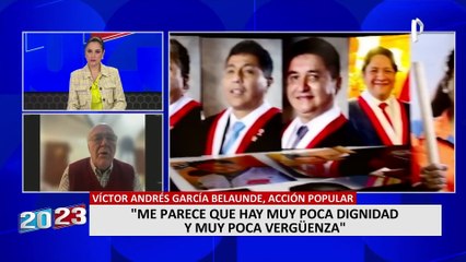 García Belaúnde: "Es la primera vez que se elige a un presidente del Congreso con antecedentes"