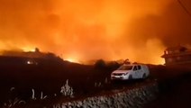 Tenerife residents evacuated as firefighters tackle blaze through night