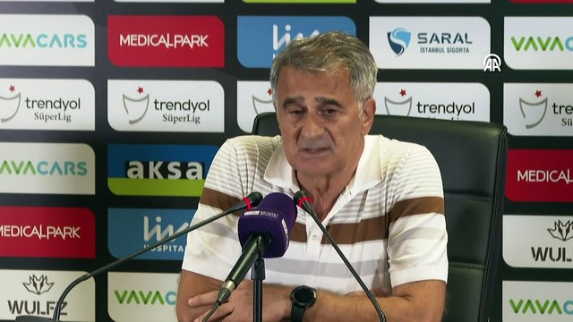 İSTANBUL - Vavacars Fatih Karagümrük - Beşiktaş maçının ardından - Şenol Güneş (1)