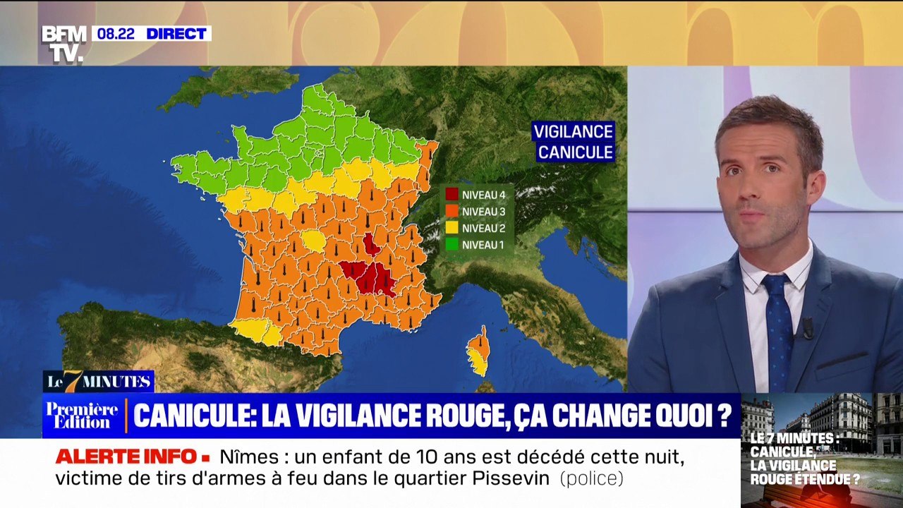 7 MINUTES POUR COMPRENDRE - Que change le passage en vigilance rouge canicule?