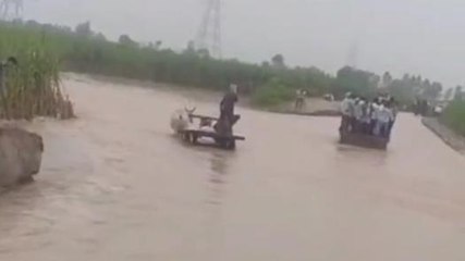 बिजनौर: बाढ़ और बरसात ने बढ़ाई मुश्किलें, मानव जीवन हुआ बेहाल