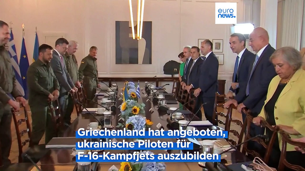 Griechenland bietet Ukraine Ausbildung von F-16-Kampfjet-Piloten an
