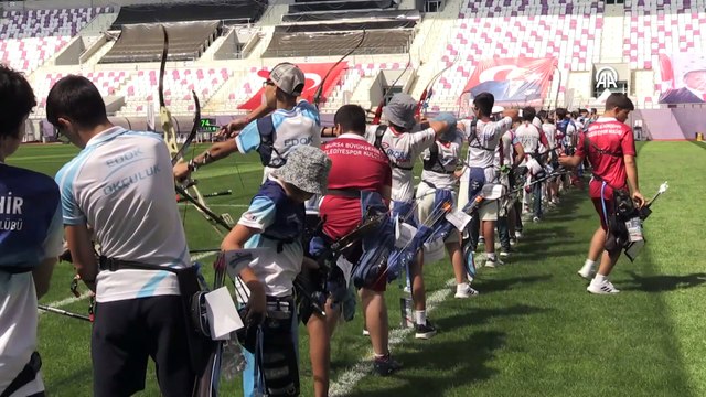 ORDU - 15 Yaş Altı Açık Hava Türkiye Okçuluk Şampiyonası başladı