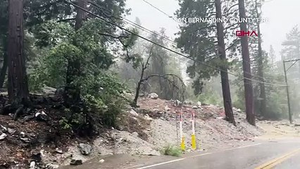 ABD'nin Kaliforniya Eyaleti'nde Hilary Kasırgası Son Buldu