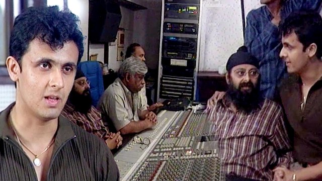 Sonu Nigam At Song Recording Of Film Dil Mein Utar Ke Dekho Na | Flashback Video