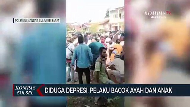 Diduga Depresi, Pelaku Bacok Ayah Dan Anak