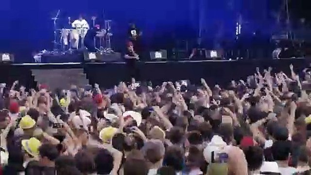 Cypress Hill chante Insane in the Brain à Rock en Seine