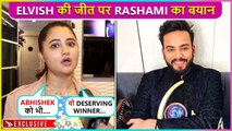 Show Mein Jaan....Rashami Desai's Amazing Reaction On Elvish Yadav Winning BB OTT 2 | Comeback & More
