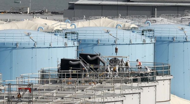 Japoneses se manifiestan contra el vertido de Fukushima pocos días antes de su inicio