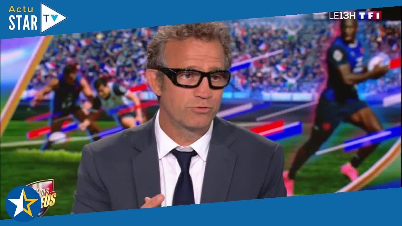 JT de TF1  pourquoi Fabien Galthié porte ces lunettes noires épaisses