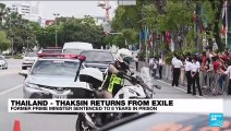 Reactions in Thailand after divisive ex-Prime Minister Thaksin returned from exile