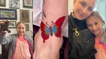 NINE-YEAR-OLD Gives Mum a TATTOO!