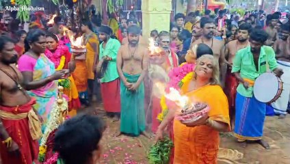 Muppandal ஆலமூடு அம்மன் கோவிலில் நடைபெற்ற அக்னி சட்டி ஏந்தி சாமி ஆடும் நிகழ்ச்சி | திருவிழா 2023