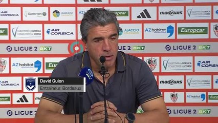 Bordeaux - Guion sur les incidents : "J'ai évidemment repensé à Rodez"