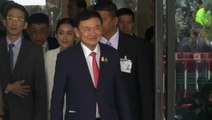 Thaksin Shinawatra: Moment exiled former prime minister returns to Thailand with children after 17 years