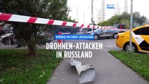 5. Tag in Folge: Drohnen-Attacken in Moskau und an Grenze zur Ukraine