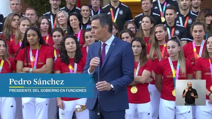 Sánchez, a la selección: "España está orgullosa de vosotras"