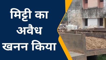 रामपुर : मिट्टी का अवैध खनन करते हुए पांच ट्रैक्टर ट्रॉलियों को पकड़ा