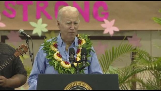 Usa, Joe Biden in visita alle Hawaii: tutto il Paese è con voi