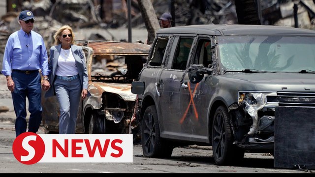 In Maui, Biden sees 'long road' ahead in recovering from deadly wildfires