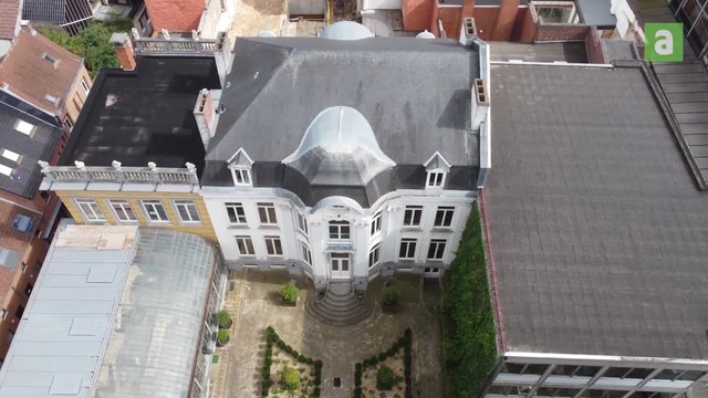 Drône de chantier : la Maison des Géants à Ath