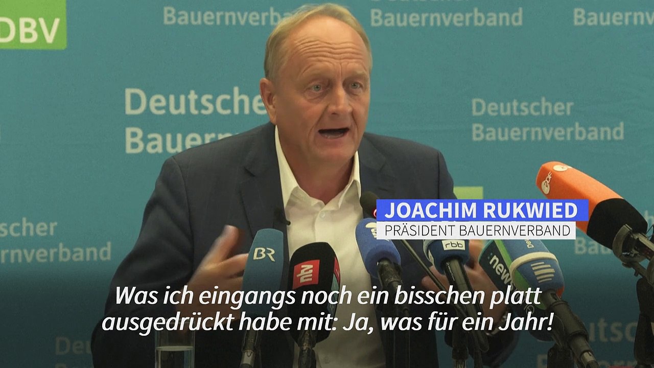 Bauern klagen über Klimawandel - und fordern mehr Gentechnik
