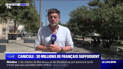 Video herunterladen: Vigilance rouge canicule: la ville de Valence dans la Drôme attend 39°C au plus chaud de la journée