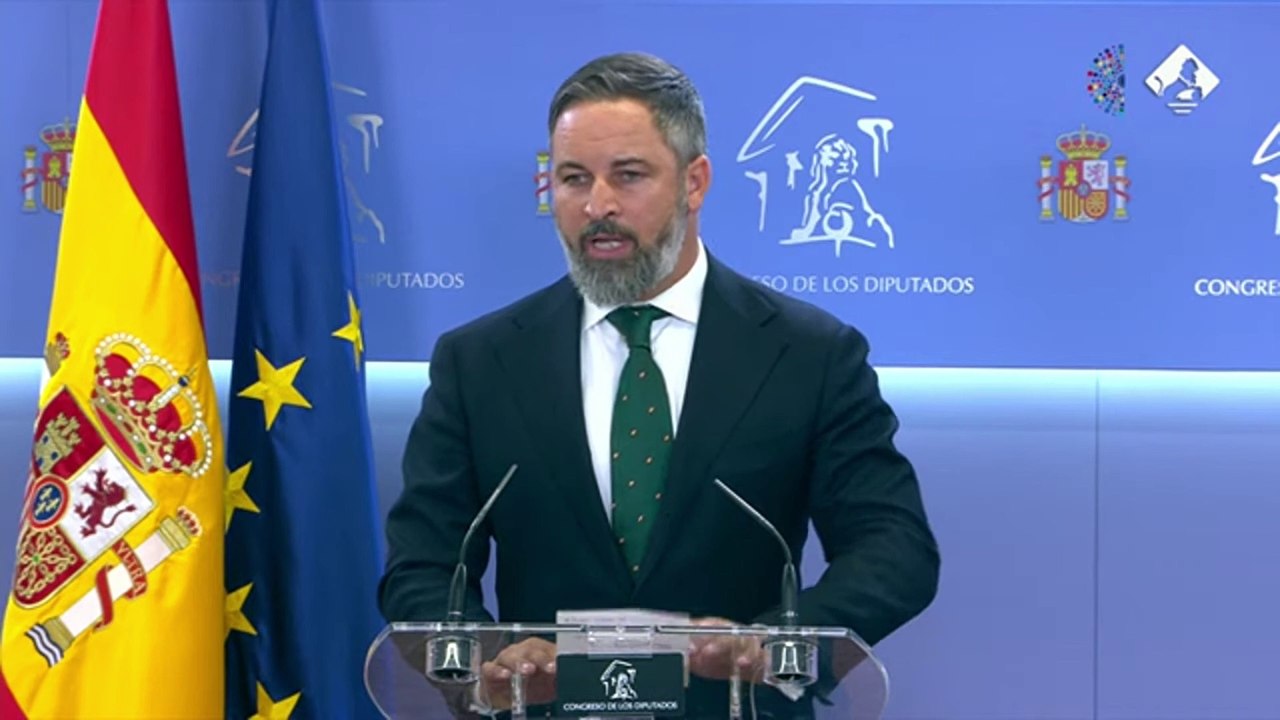 Abascal traslada al Rey que Vox dará sus votos a Feijóo si lo propone para la investidura