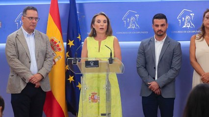 Cuca Gamarra califica de "bochornoso" el comportamiento de Rubiales