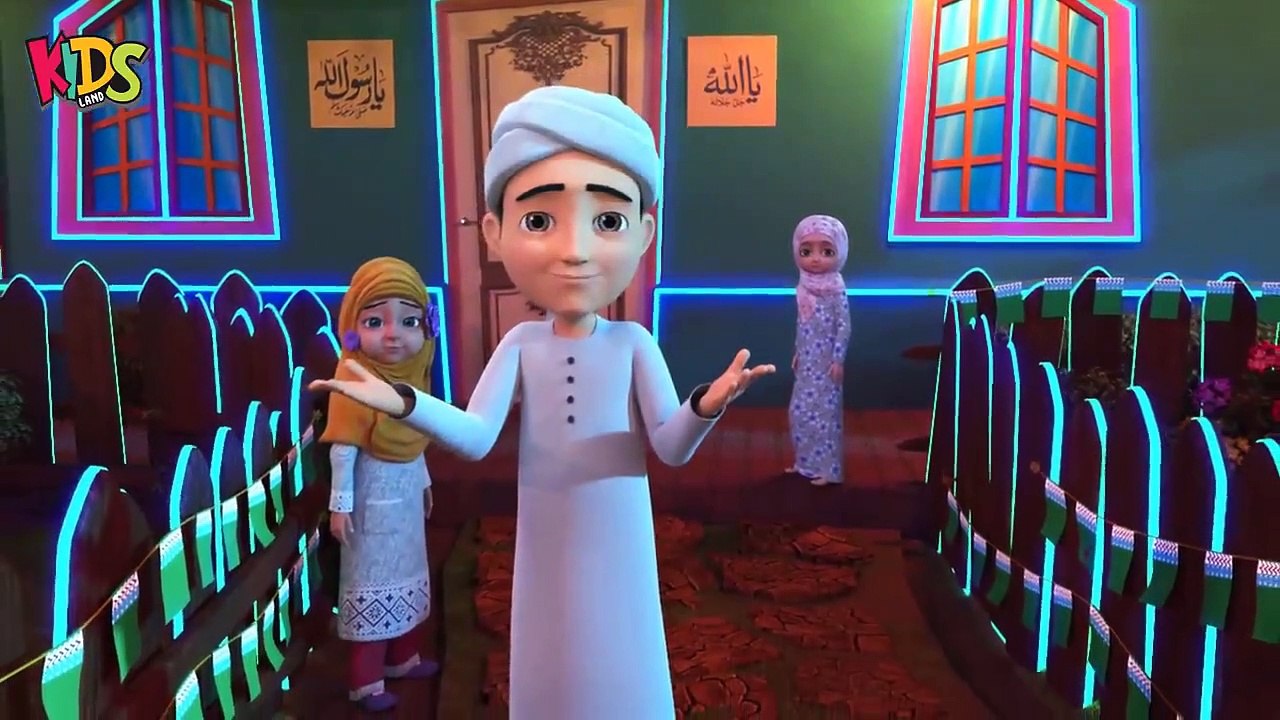 Ghulam Rasool aur Kaneez Fatima Nay Ghar Sajaya - Rabi ul Awal 2023 - Kids Land