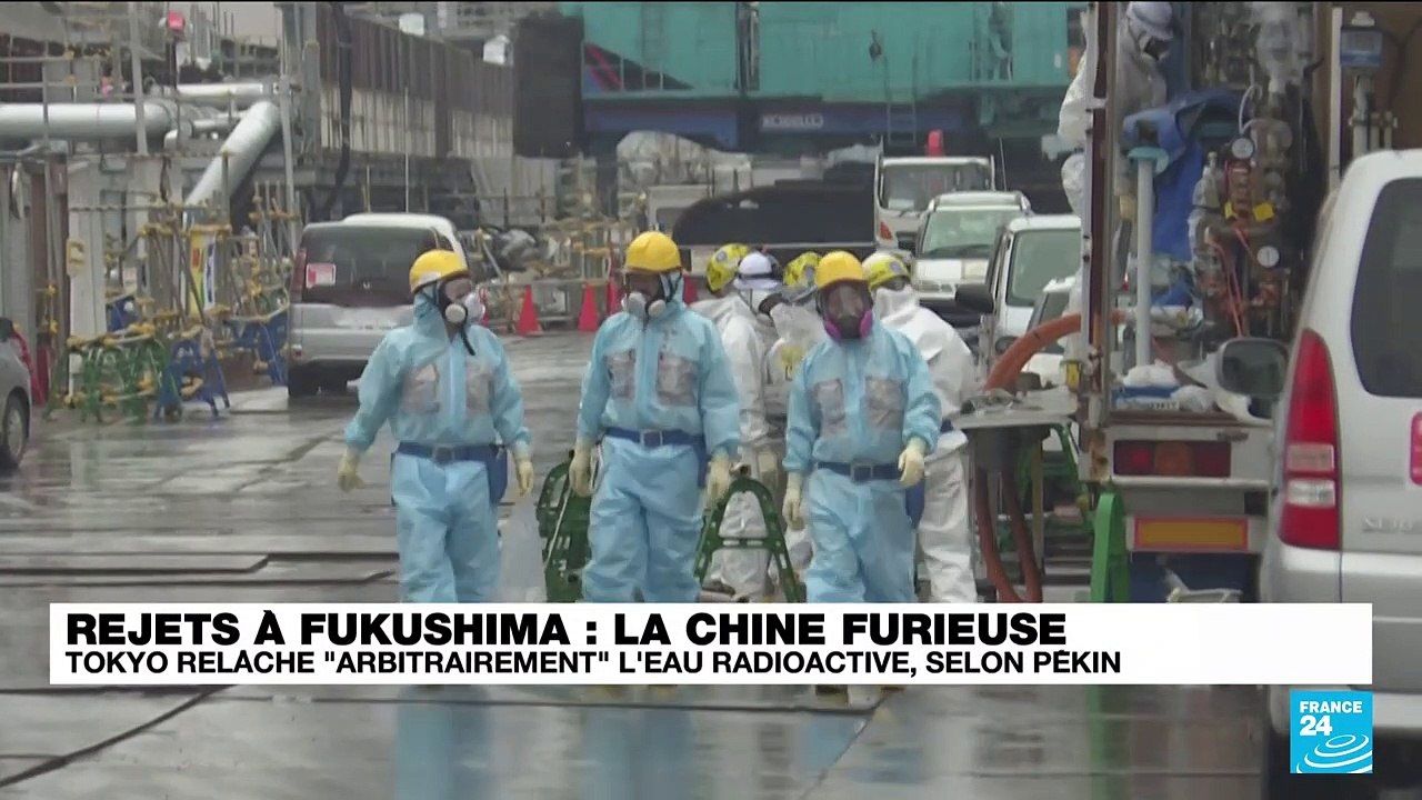 La Chine accuse le Japon de rejeter "arbitrairement" en mer l'eau de Fukushima