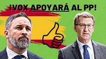 Abascal le comenta al Rey el miedo de Vox por el futuro de España por Puigdemont y su apoyo al PP