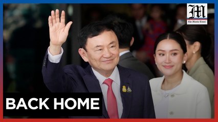 Thai Ex-PM Thaksin returns from exile