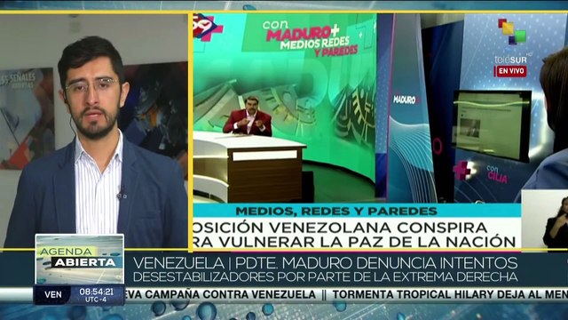 Pdte. de Venezuela denuncia intentos desestabilizadores por parte de sectores de derecha