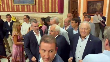 Rafael Gordillo, en la presentación del nuevo Benito Villamarín