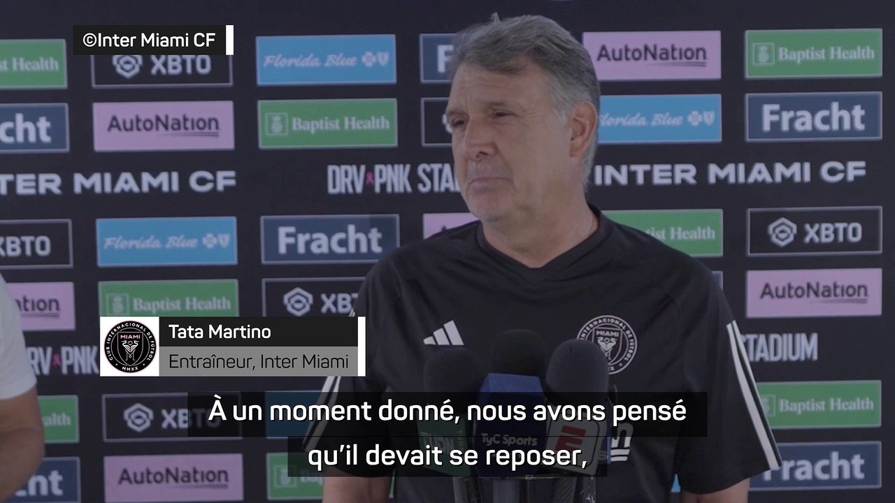 Martino sur Messi : "Tant qu'il ne me dit rien, il sera toujours sur le terrain"