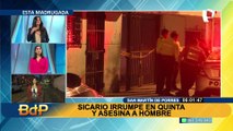 SMP: hombre fue asesinado a balazos en plena reunión social