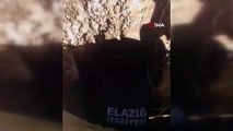 Elazığ'da Mahsur Kalan Yavru Kedi Kurtarıldı