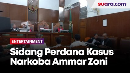 Suasana Menegangkan Sidang Perdana Kasus Narkoba Ammar Zoni