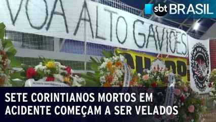 Sete corintianos mortos em acidente começam a ser velados
