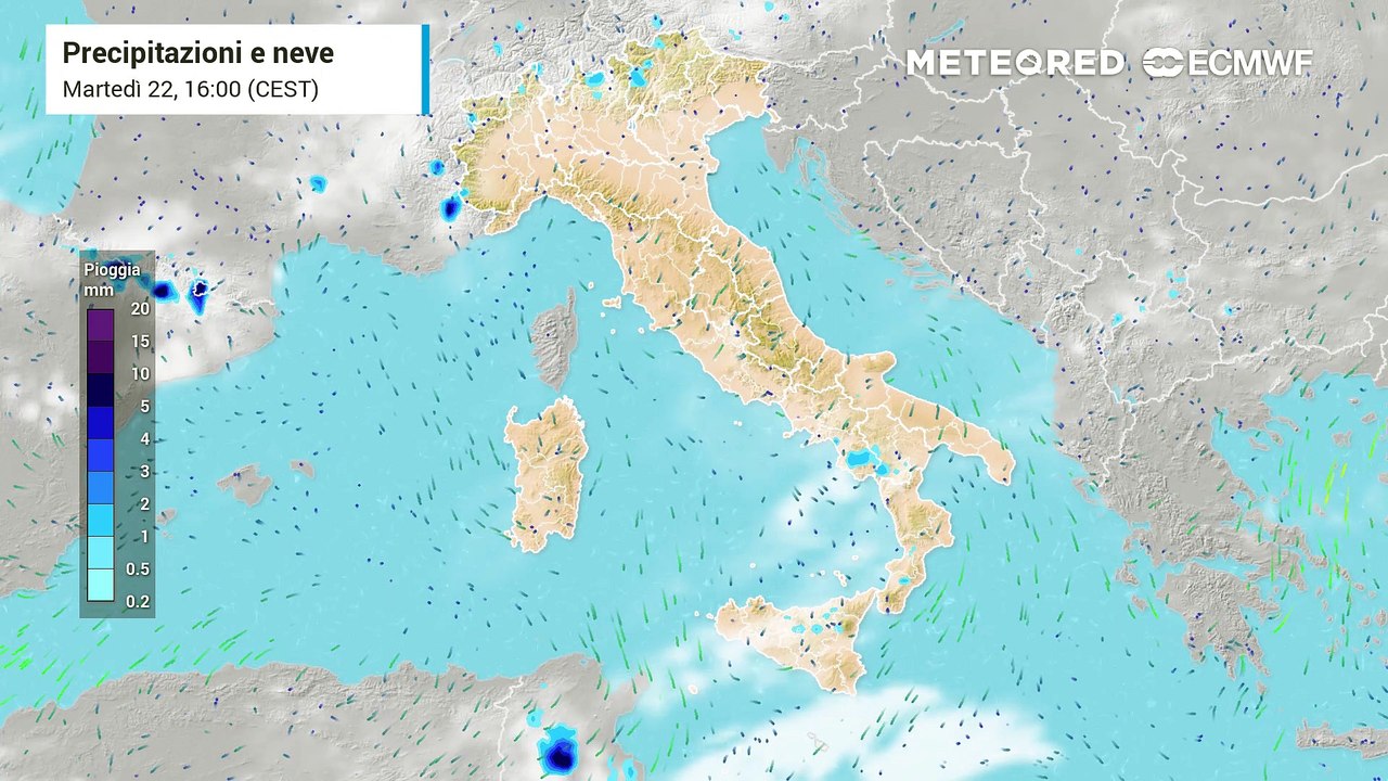 Qualche temporale sui rilievi