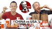 We compared the Chinese and American KFC menus