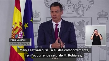 Espagne - Pedro Sanchez sur la polémique : "Un geste inacceptable et des excuses inappropriées"