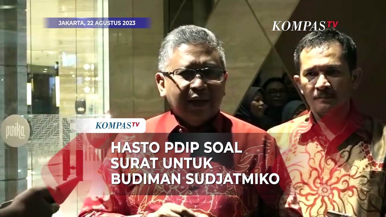 Hasto PDIP Ungkap akan Ada Surat untuk Budiman Sudjatmiko, Apa Isinya?